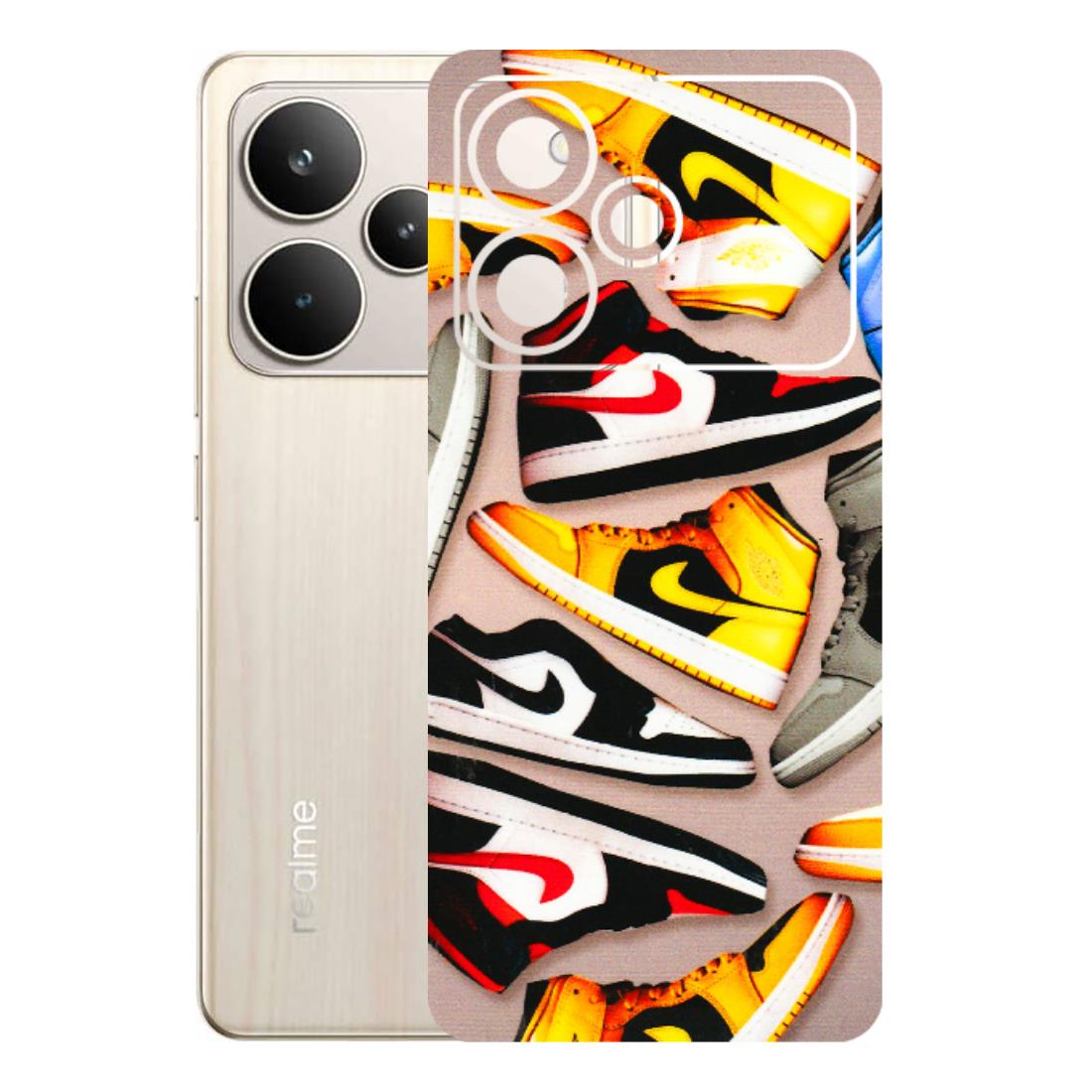 Realme Phone Skins (All Models) - Sneaker Lover - 3D Embossed Finish (L-135) Realme P4 5G