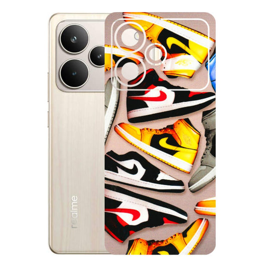 Realme Phone Skins (All Models) - Sneaker Lover - 3D Embossed Finish (L-135) Realme P4 5G