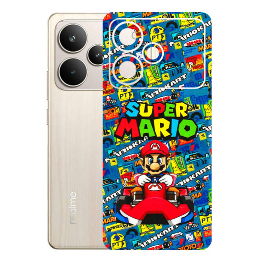 Realme Phone Skins (All Models) - Super Mario Kart - 3D Embossed Finish (L-140) Realme P4 5G