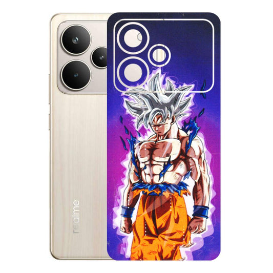 Realme Phone Skins (All Models) - Goku Purple Anime - 3D Embossed Finish (L-147) Realme P4 5G