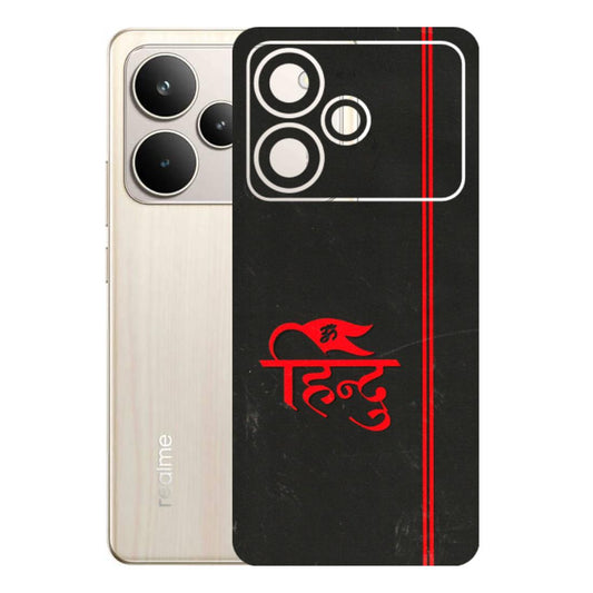 Realme Phone Skins (All Models) - Hindu Black - 3D Embossed Finish (L-153) Realme P4 5G