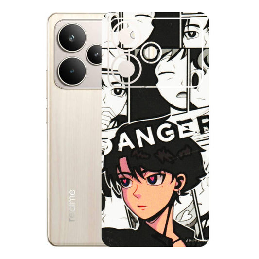 Realme Phone Skins (All Models) - Danger Anime - 3D Embossed Finish (L-155) Realme P4 5G