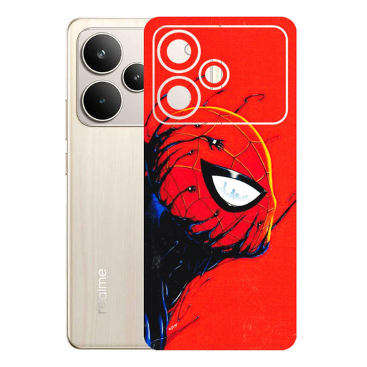 Realme Phone Skins (All Models) - Spiderman Face Venom - 3D Embossed Finish (L-165) Realme P4 5G
