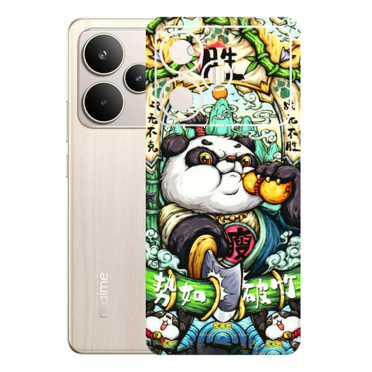 Realme Phone Skins (All Models) - Royal Rich Panda - 3D Embossed Finish (L-170) Realme P4 5G