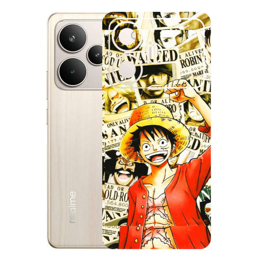 Realme Phone Skins (All Models) - Luffy Anime - 3D Embossed Finish (L-177) Realme P4 5G