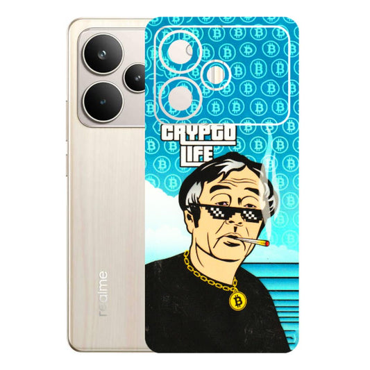 Realme Phone Skins (All Models) - Crypto Thug Life - 3D Embossed Finish (L-179) Realme P4 5G