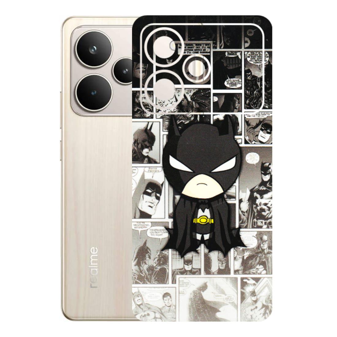 Realme Phone Skins (All Models) - Toon Batman - 3D Embossed Finish (L-182) Realme P4 5G