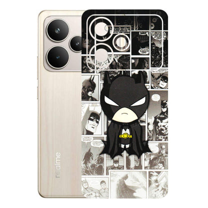 Realme Phone Skins (All Models) - Toon Batman - 3D Embossed Finish (L-182) Realme P4 5G