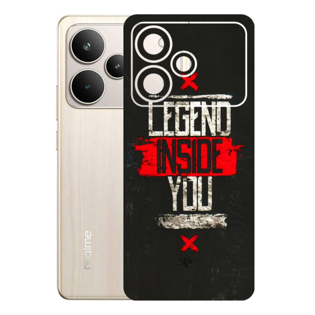 Realme Phone Skins (All Models) - Legend Inside You - 3D Embossed Finish (L-186) Realme P4 5G