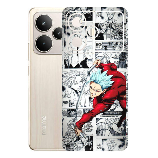 Realme Phone Skins (All Models) - Anime Comic - 3D Embossed Finish (L-192) Realme P4 5G