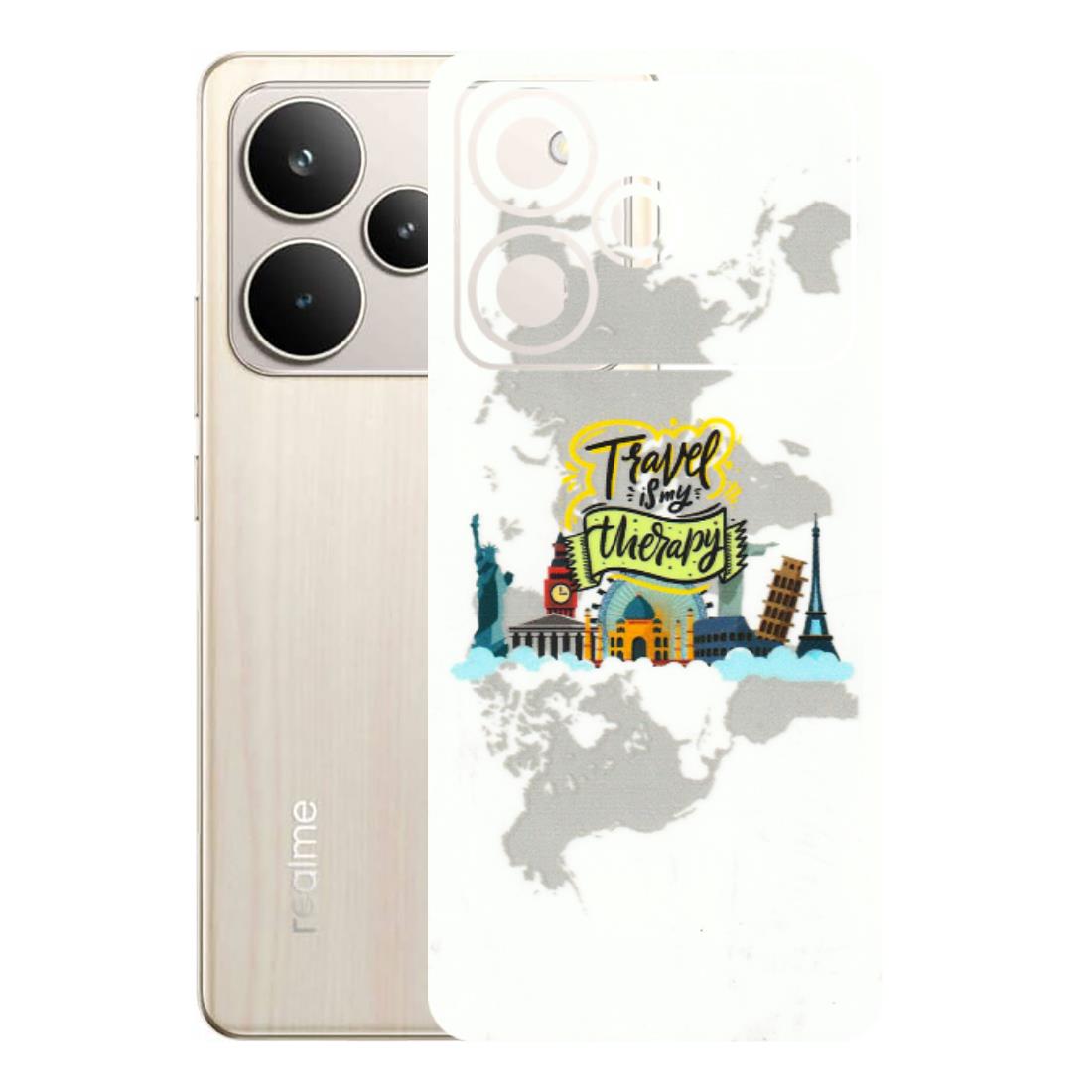 Realme Phone Skins (All Models) - Travel Therapy - 3D Embossed Finish (L-199) Realme P4 5G