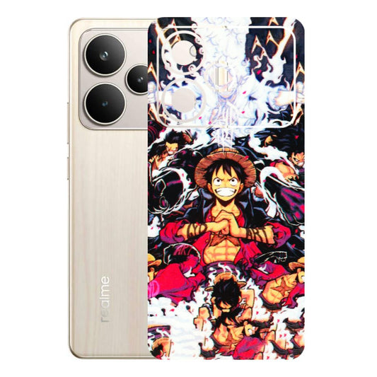Realme Phone Skins (All Models) - Luffy Anime Character - 3D Embossed Finish (L-203) Realme P4 5G