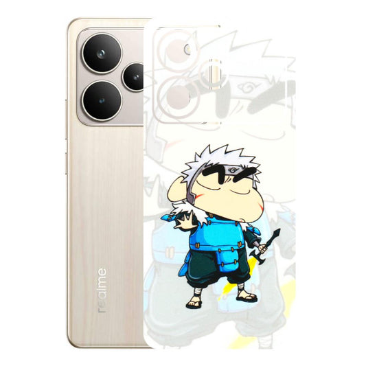 Realme Phone Skins (All Models) - Angry Young Shinchan - 3D Embossed Finish (L-226) Realme P4 5G