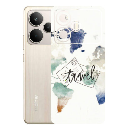 Realme Phone Skins (All Models) - Travel The World - 3D Embossed Finish (L-232) Realme P4 5G