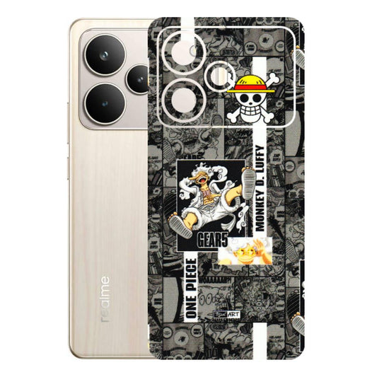 Realme Phone Skins (All Models) - Cuffy Anime MonkeyCamic - 3D Embossed Finish (L-242) Realme P4 5G