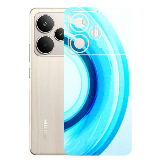 Realme Phone Skins (All Models) - The Blue Curve - 3D Embossed Finish (L-244) Realme P4 5G