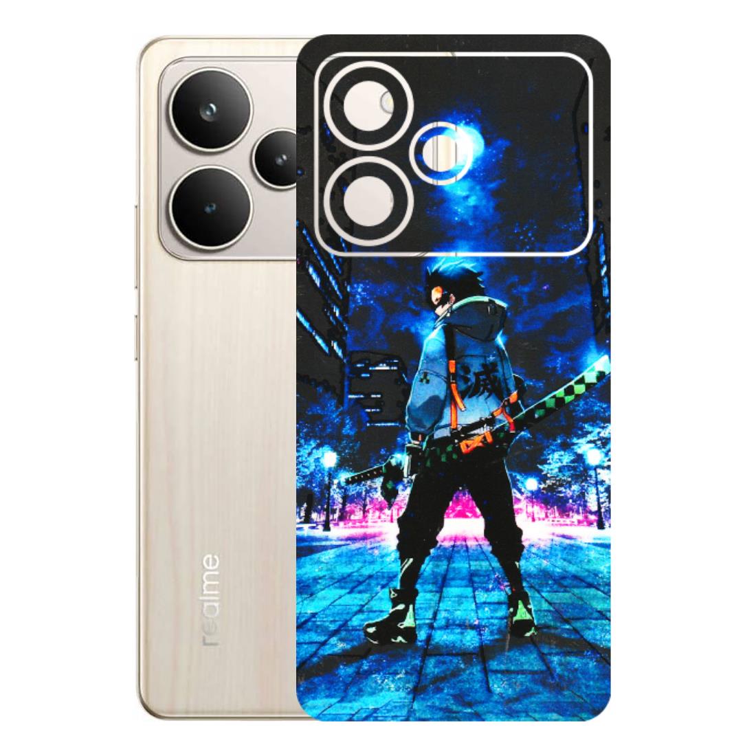 Realme Phone Skins (All Models) - Demon Slayer Sword - 3D Embossed Finish (L-247) Realme P4 5G