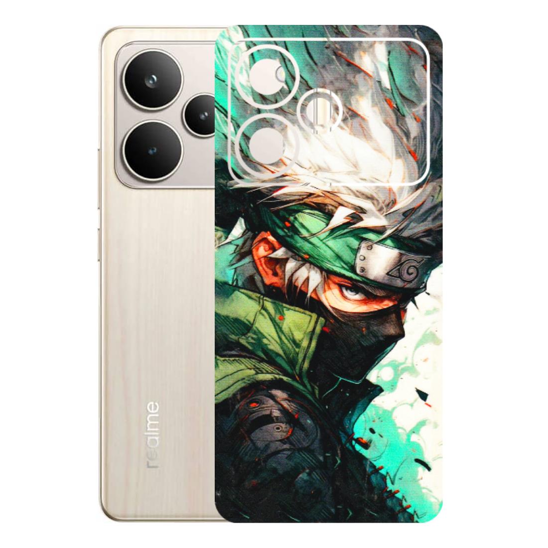 Realme Phone Skins (All Models) - Kakashi Side Profile - 3D Embossed Finish (L-249) Realme P4 5G