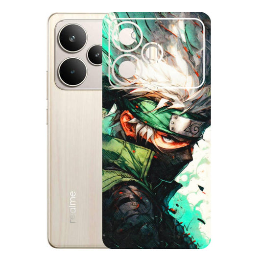Realme Phone Skins (All Models) - Kakashi Side Profile - 3D Embossed Finish (L-249) Realme P4 5G