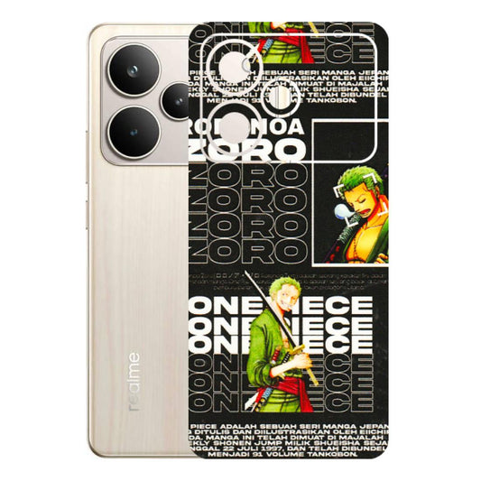 Realme Phone Skins (All Models) - One Piece Zoro - 3D Embossed Finish (L-250) Realme P4 5G