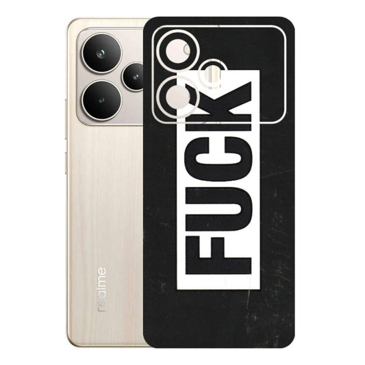 Realme Phone Skins (All Models) - The F Word - 3D Embossed Finish (L-255) Realme P4 5G