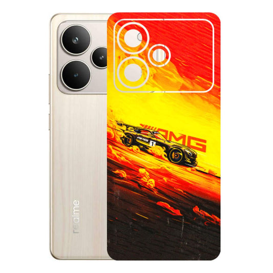 Realme Phone Skins (All Models) - AMG Car Speed Cover - 3D Embossed Finish (L-256) Realme P4 5G