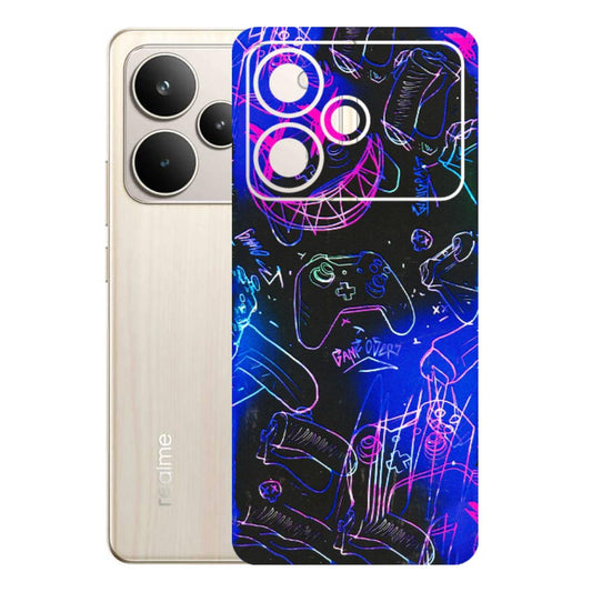 Realme Phone Skins (All Models) - Gamers Paradise - 3D Embossed Finish (L-258) Realme P4 5G