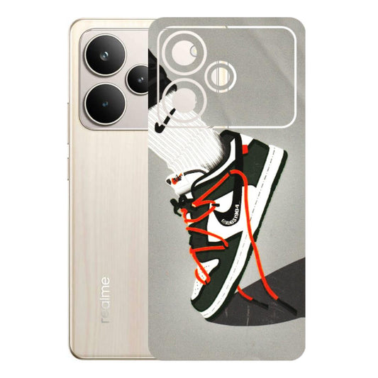Realme Phone Skins (All Models) - New Grey Sneaker - 3D Embossed Finish (L-261) Realme P4 5G