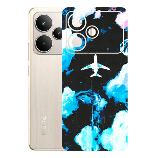 Realme Phone Skins (All Models) - Travel In Airline - 3D Embossed Finish (L-264) Realme P4 5G