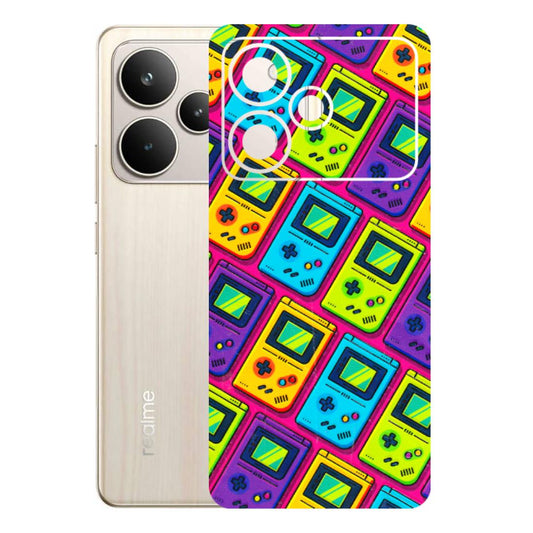 Realme Phone Skins (All Models) - Gameboy Colourful - 3D Embossed Finish (L-266) Realme P4 5G