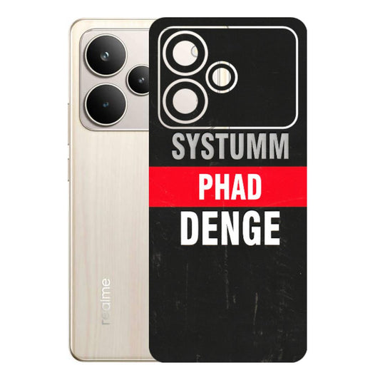 Realme Phone Skins (All Models) - Systumm Phad Denge - 3D Embossed Finish (L-278) Realme P4 5G