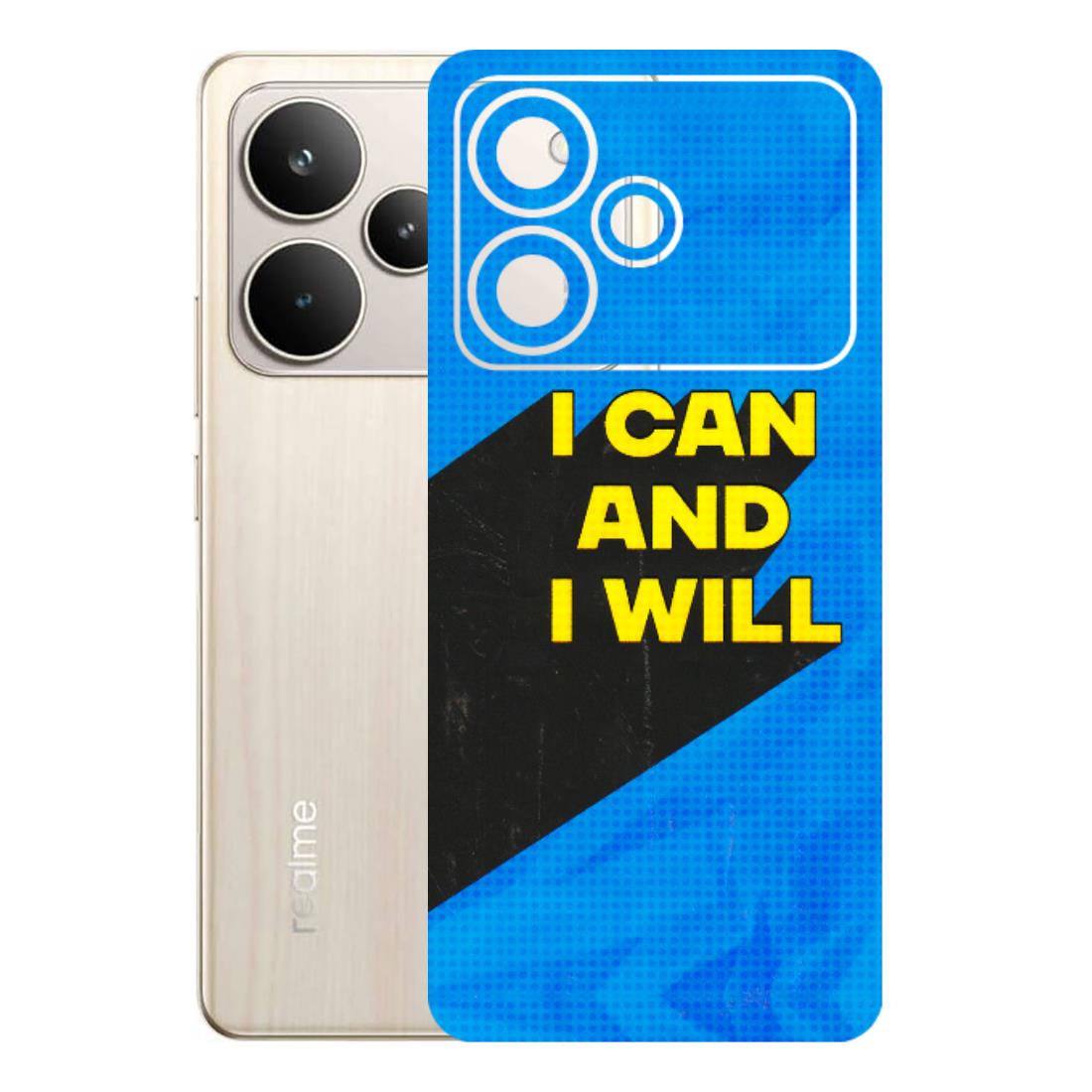 Realme Phone Skins (All Models) - I Can And I Will - 3D Embossed Finish (L-281) Realme P4 5G