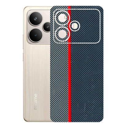 Realme Phone Skins (All Models) - Blue Sober Lines - 3D Embossed Finish (L-305) Realme P4 5G