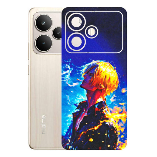 Realme Phone Skins (All Models) - Sanji Vinsmoke One Piece - 3D Embossed Finish (L-319) Realme P4 5G