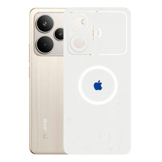 Realme Phone Skins (All Models) - iPhone Magsafe Logo - 3D Embossed Finish (L-320) Realme P4 5G