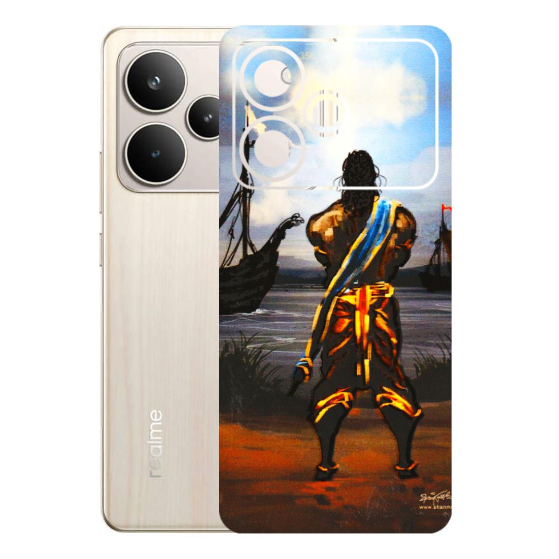 Realme Phone Skins (All Models) - Heavenly God Figure - 3D Embossed Finish (L-34) Realme P4 5G