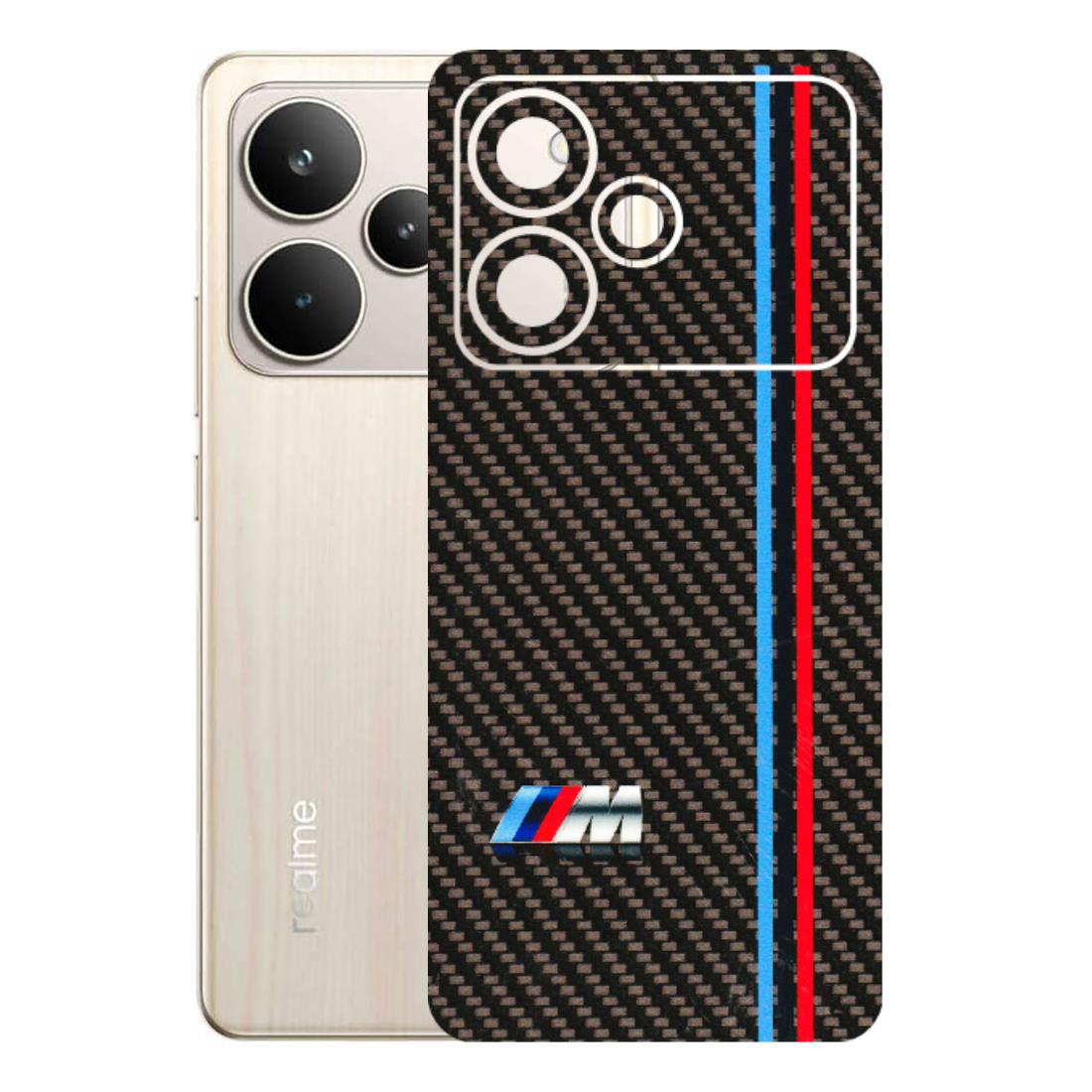 Realme Phone Skins (All Models) - BM Carbon Fiber Feels - 3D Embossed Finish (L-38) Realme P4 5G