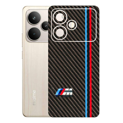 Realme Phone Skins (All Models) - BM Carbon Fiber Feels - 3D Embossed Finish (L-38) Realme P4 5G