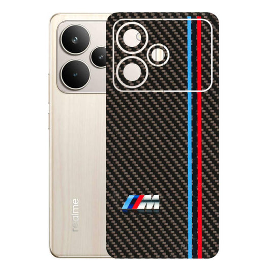 Realme Phone Skins (All Models) - BM Carbon Fiber Feels - 3D Embossed Finish (L-38) Realme P4 5G