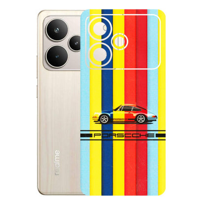 Realme Phone Skins (All Models) - Multicolour Porche - 3D Embossed Finish (L-39) Realme P4 5G