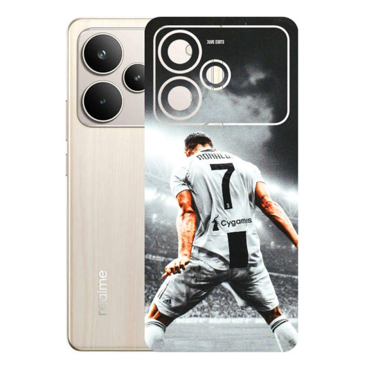 Realme Phone Skins (All Models) - Ronaldo CR7 Crazy - 3D Embossed Finish (L-44) Realme P4 5G