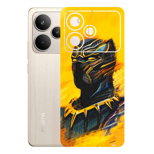 Realme Phone Skins (All Models) - Yellow Panther - 3D Embossed Finish (L-54) Realme P4 5G