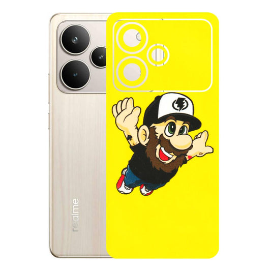 Realme Phone Skins (All Models) - Flying Beardo - 3D Embossed Finish (L-60) Realme P4 5G