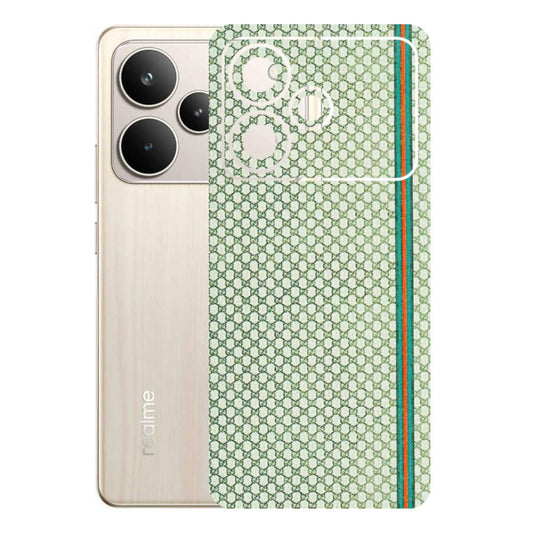 Realme Phone Skins (All Models) - Gucci Fabric Pattern - 3D Embossed Finish (L-73) Realme P4 5G