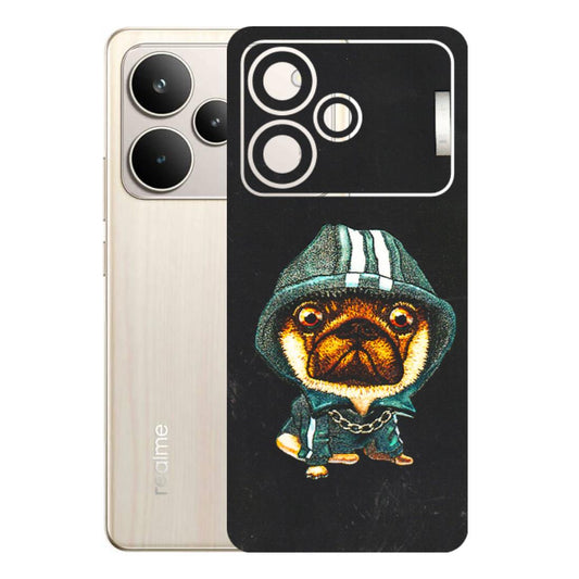 Realme Phone Skins (All Models) - Puppy N Hoodie - 3D Embossed Finish (L-90) Realme P4 5G