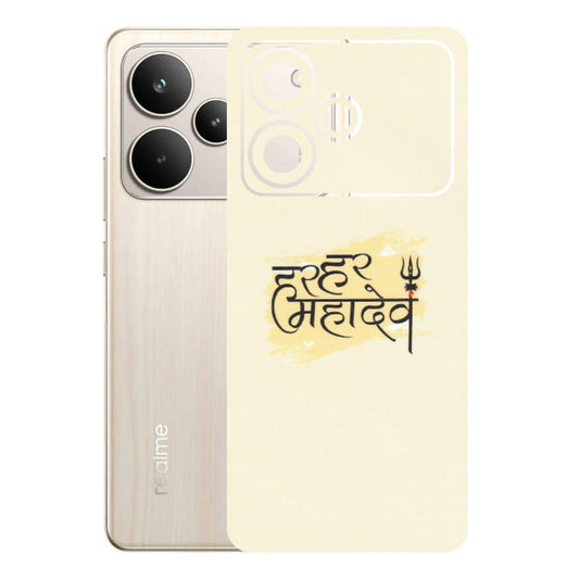 Realme Phone Skins (All Models) - Har Har Mahadev - Matte Finish (M-10) Realme P4 5G