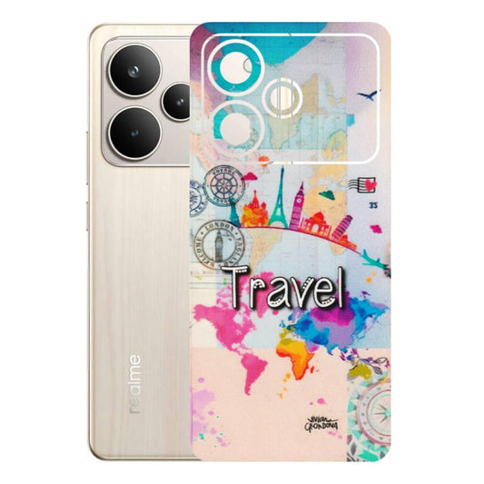 Realme Phone Skins (All Models) - Travel The Wonders - Matte Finish (M-108) Realme P4 5G