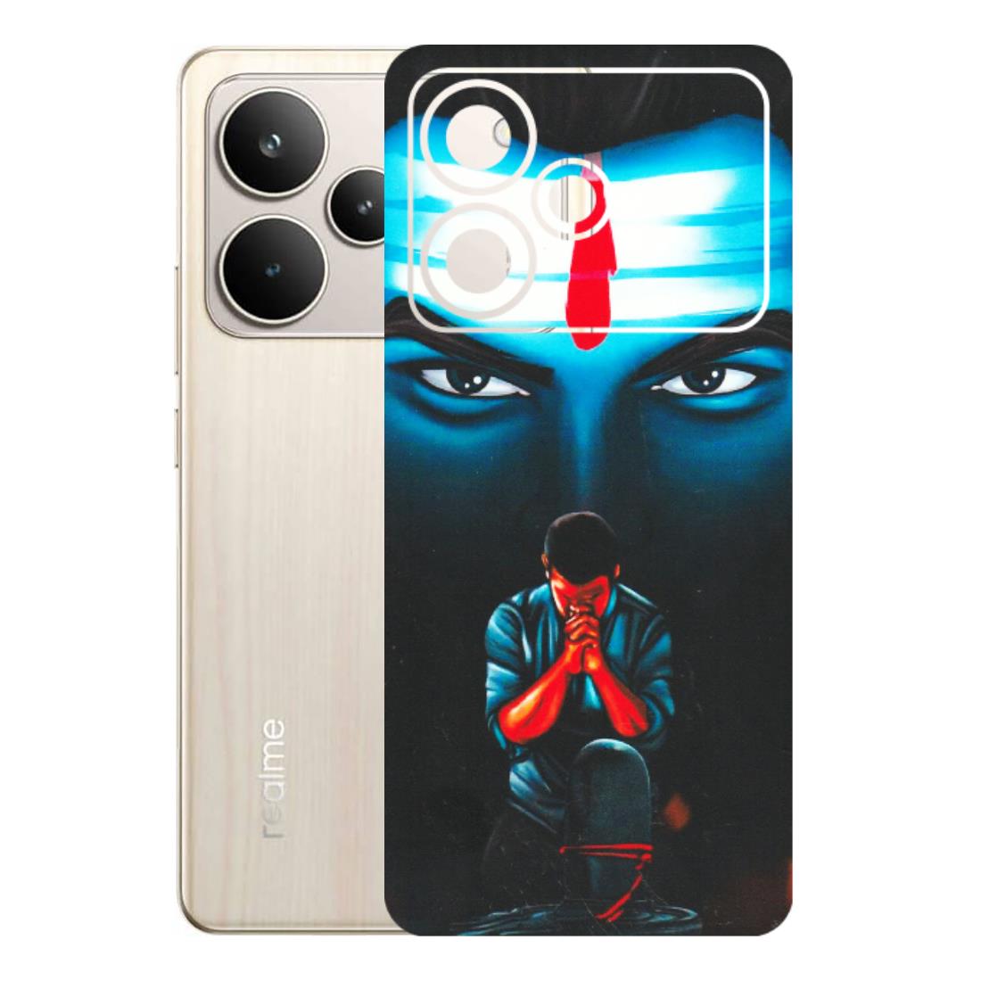 Realme Phone Skins (All Models) - Mahakal Bhakt - Matte Finish (M-112) Realme P4 5G