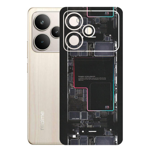 Realme Phone Skins (All Models) - Motherboard Circuit Layout - Matte Finish (M-117) Realme P4 5G