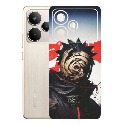 Realme Phone Skins (All Models) - Obito Uchiha Cool Anime - Matte Finish (M-134) Realme P4 5G